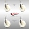 Service Caster 5 Inch 316SS Nylon Wheel Swivel 1/2 Inch Threaded Stem Caster Set SCC-SS316TS20S514-NYS-121315-4 - alternate 5